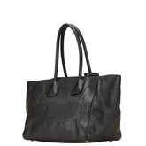 プラダ 三角ロゴプレート ハンドバッグ ショルダーバッグ 2WAY BN2795 ブラック レザー レディース PRADA 【中古】